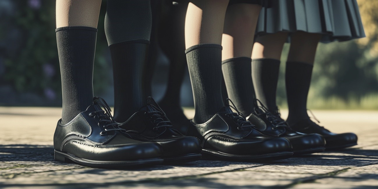 Materiales de fabricación de los zapatos colegiales